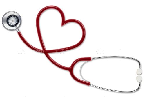 Stethoscope with Heart Shape